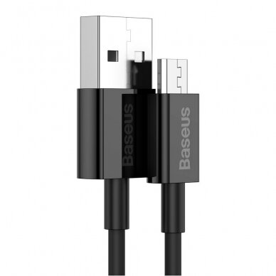 Greito Įkrovimo Kabelis Baseus Superior Series USB - micro USB 2A 1m Juodas (CAMYS-01) 7