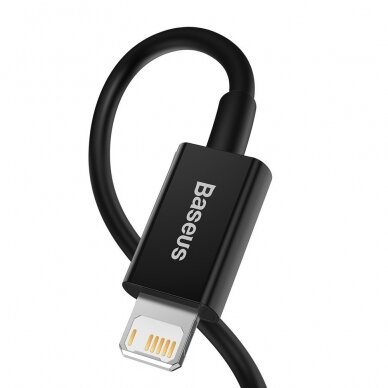 Baseus Superior USB - Lightning fast charging data cable 2,4 A 2 m black (CALYS-C01) 2 Baseus Superior USB - Lightning fast charging data cable 2,4 A 2 m black (CALYS-C01) 2