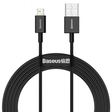 Baseus Superior USB - Lightning fast charging data cable 2,4 A 2 m black (CALYS-C01) Baseus Superior USB - Lightning fast charging data cable 2,4 A 2 m black (CALYS-C01)