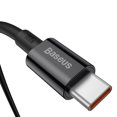 Greito Įkrovimo Kabelis Baseus Superior USB Type C - USB Type C FCP 100W 5A 20V 2m Juodas (CATYS-C01) 2 Greito Įkrovimo Kabelis Baseus Superior USB Type C - USB Type C FCP 100W 5A 20V 2m Juodas (CATYS-C01) 2