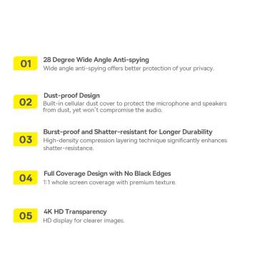 Ekrano apsauga Baseus iPhone 11 Pro Max / iPhone XS Max Privacy Anti Spy (privatization) with speaker cover + positioner (SGBL061702) (tinka su dėklu) 27 Ekrano apsauga Baseus iPhone 11 Pro Max / iPhone XS Max Privacy Anti Spy (privatization) with speaker cover + positioner (SGBL061702) (tinka su dėklu) 27