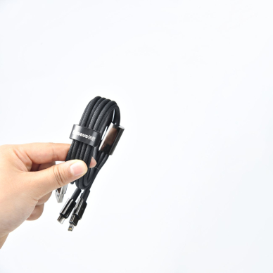 Baseus Tungsten Gold cable USB-A - USB-C 480Mb / s 100W 1m Juodas (CAWJ000001) 17 Baseus Tungsten Gold cable USB-A - USB-C 480Mb / s 100W 1m Juodas (CAWJ000001) 17