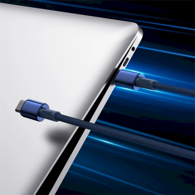 Baseus Tungsten Gold USB-C / USB-C Kabelis 100W 1m - navy blue 5 Baseus Tungsten Gold USB-C / USB-C Kabelis 100W 1m - navy blue 5