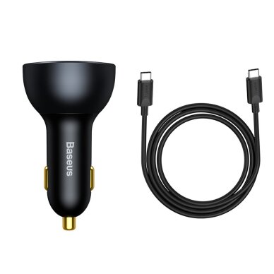 Automobilinis įkroviklis Baseus TZCCZM-0G USB-A / USB-C 160 W PPS / QC 5 / PD – pilkas 3