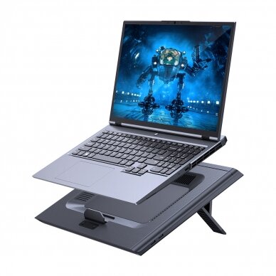 Laikiklis Baseus USB laptop cooling pad up to 21 Pilkas (LUWK000013) 1