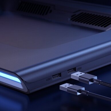 Laikiklis Baseus USB laptop cooling pad up to 21 Pilkas (LUWK000013) 20