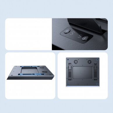 Laikiklis Baseus USB laptop cooling pad up to 21 Pilkas (LUWK000013) 24
