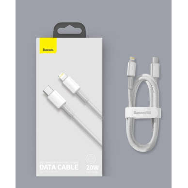Kabelis Baseus usb Type C - Lightning cable Power Delivery fast charge 20 W 1 m juodas (CATLGD-01) 21 Kabelis Baseus usb Type C - Lightning cable Power Delivery fast charge 20 W 1 m juodas (CATLGD-01) 21