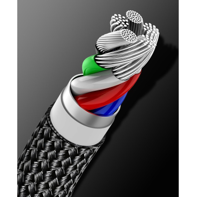 Kabelis Baseus usb Type C - Lightning cable Power Delivery fast charge 20 W 1 m juodas (CATLWJ-01) 14 Kabelis Baseus usb Type C - Lightning cable Power Delivery fast charge 20 W 1 m juodas (CATLWJ-01) 14