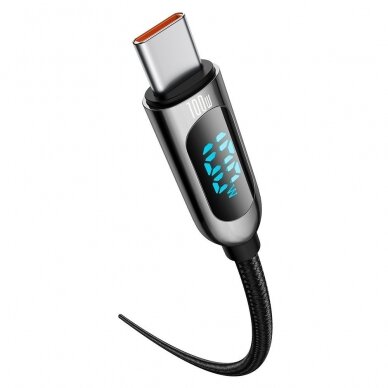Kabelis Baseus USB Type C - USB Type C 100 W (20 V / 5 A) Power Delivery Juodas (CATSK-B01) 1