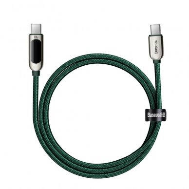 Baseus USB Type C - USB Type C kabelis 100 W (20 V / 5 A) Power baltas (CATSK-B06) 2