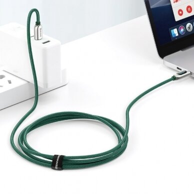 Baseus USB Type C - USB Type C kabelis 100 W (20 V / 5 A) Power baltas (CATSK-B06) 9