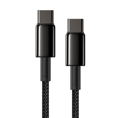 Kabelis Baseus usb Type C - USB Type C cable Power Delivery Quick Charge 100 W 5 A 2 m juodas (CATWJ-A01) 7 Kabelis Baseus usb Type C - USB Type C cable Power Delivery Quick Charge 100 W 5 A 2 m juodas (CATWJ-A01) 7