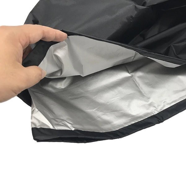 Griliaus Uždangalas Barbecue cover XL Juodas 8 Griliaus Uždangalas Barbecue cover XL Juodas 8