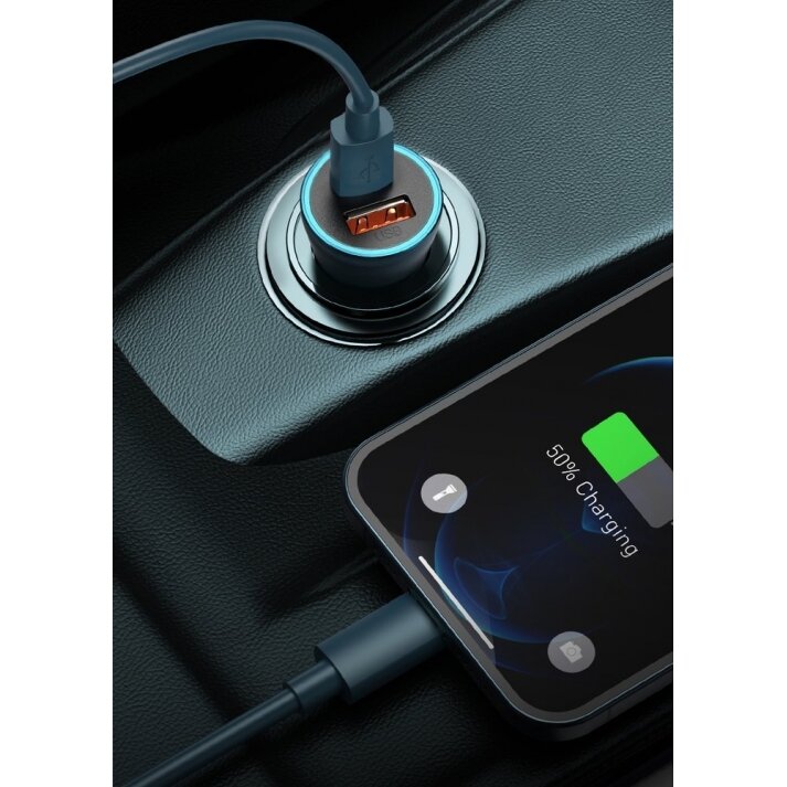 Baseus Golden Contactor Pro Dviejų Jungčių Greitas Automobilinis Įkroviklis U+C 40W Tamsiai Pilkas 11 Baseus Golden Contactor Pro Dviejų Jungčių Greitas Automobilinis Įkroviklis U+C 40W Tamsiai Pilkas 11