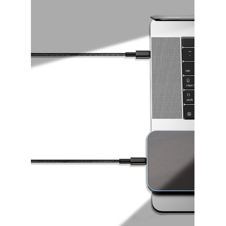 Kabelis Baseus usb Type C - Lightning cable Power Delivery fast charge 20 W 1 m juodas (CATLWJ-01) 15 Kabelis Baseus usb Type C - Lightning cable Power Delivery fast charge 20 W 1 m juodas (CATLWJ-01) 15