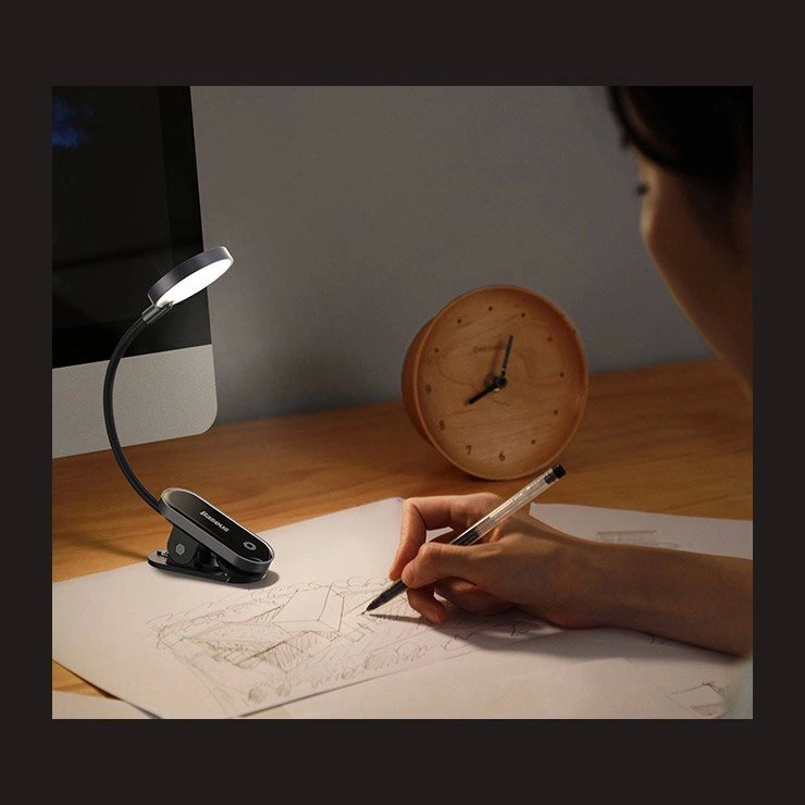 LED lempa Baseus mini su segtuku – pilka (DGRAD-0G) 17 LED lempa Baseus mini su segtuku – pilka (DGRAD-0G) 17