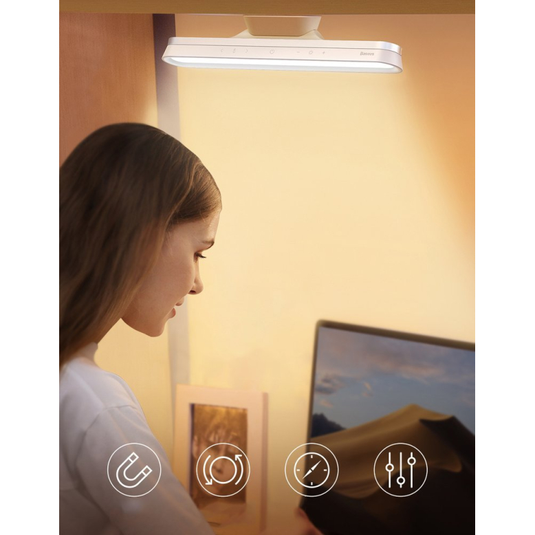 Baseus Magnetic Stepless Dimming Charging Desk Lamp Pro white (DGXC-02) UGLX912 11 Baseus Magnetic Stepless Dimming Charging Desk Lamp Pro white (DGXC-02) UGLX912 11
