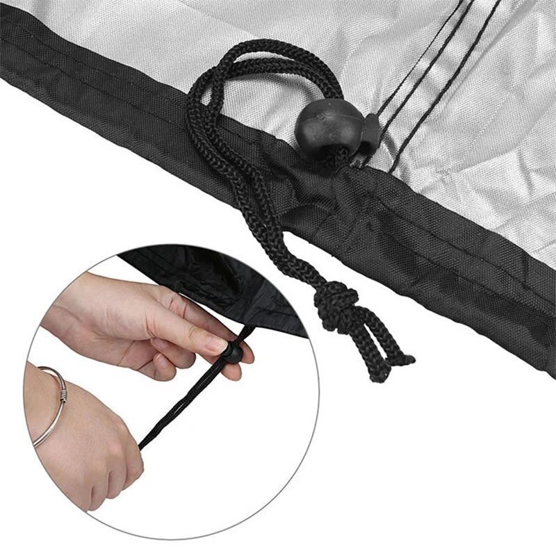 Griliaus Uždangalas Barbecue cover XL Juodas 6 Griliaus Uždangalas Barbecue cover XL Juodas 6