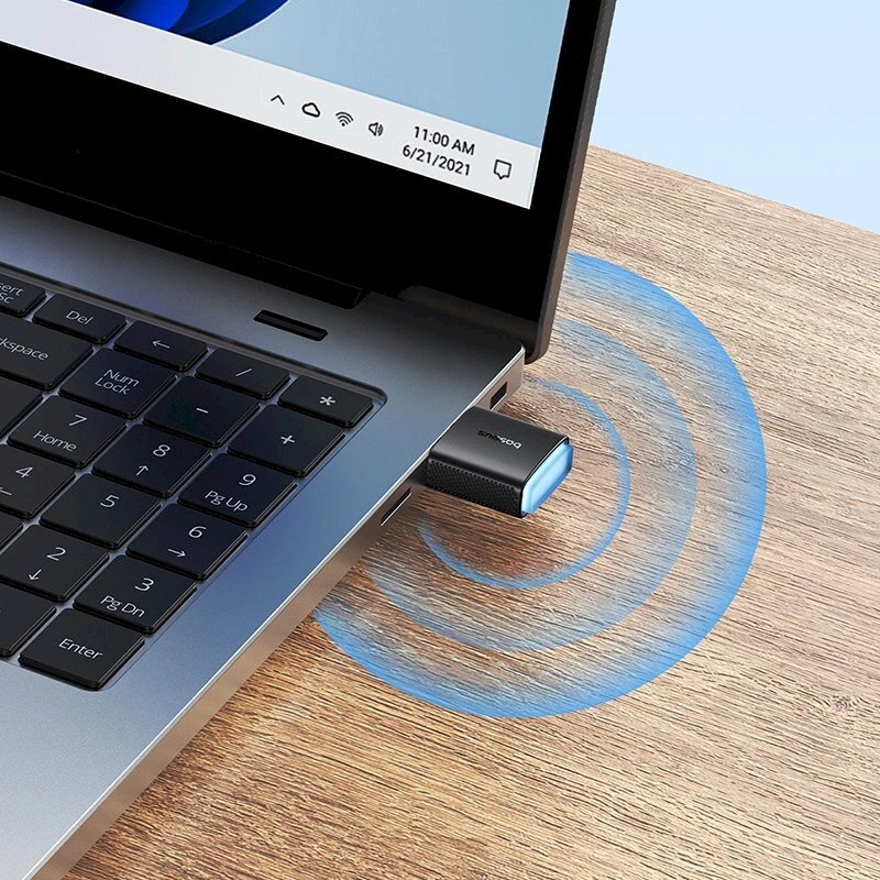 Baseus BS-OH169 300Mb/s USB network card - Juodas 4 Baseus BS-OH169 300Mb/s USB network card - Juodas 4