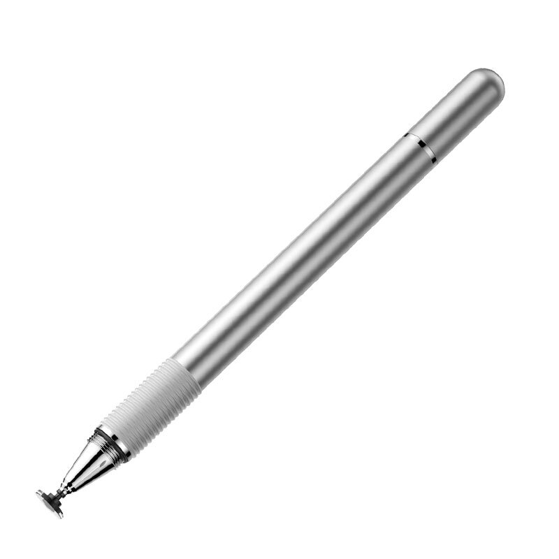 Baseus Golden Cudgel Double-Sided Capacitive Stylus With Precision Disc And Gel Pen Silver (Acpcl-0S) Baseus Golden Cudgel Double-Sided Capacitive Stylus With Precision Disc And Gel Pen Silver (Acpcl-0S)