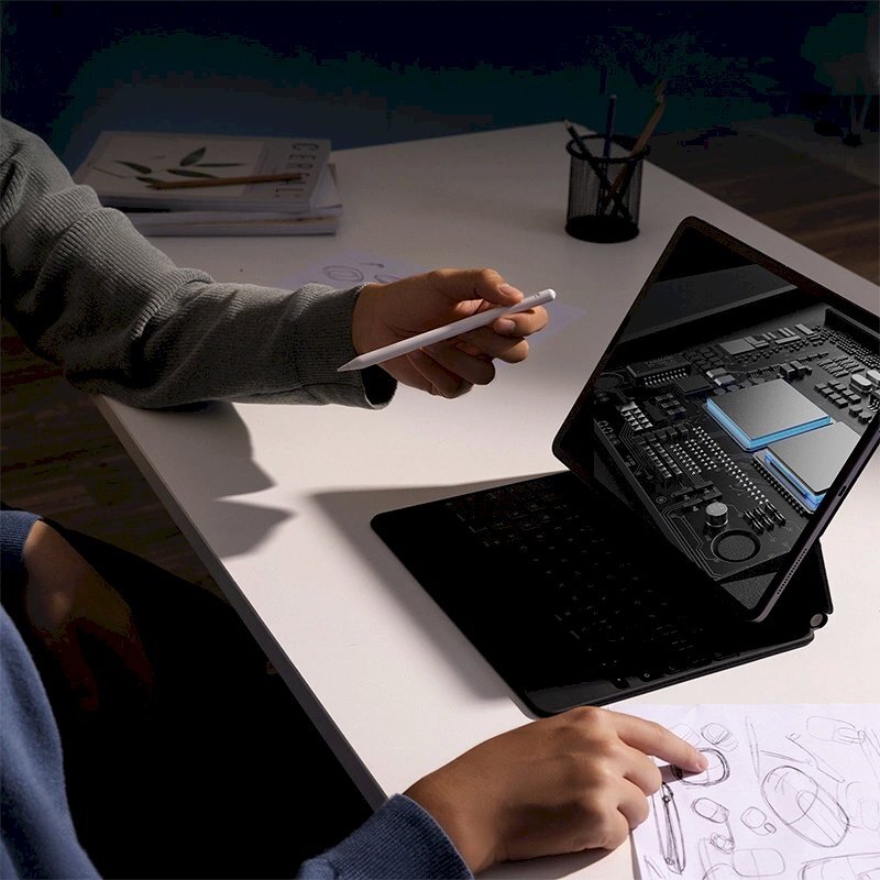 Baseus Smooth Writing 2 active tip stylusiPadreplaceable tip - baltas 3 Baseus Smooth Writing 2 active tip stylusiPadreplaceable tip - baltas 3