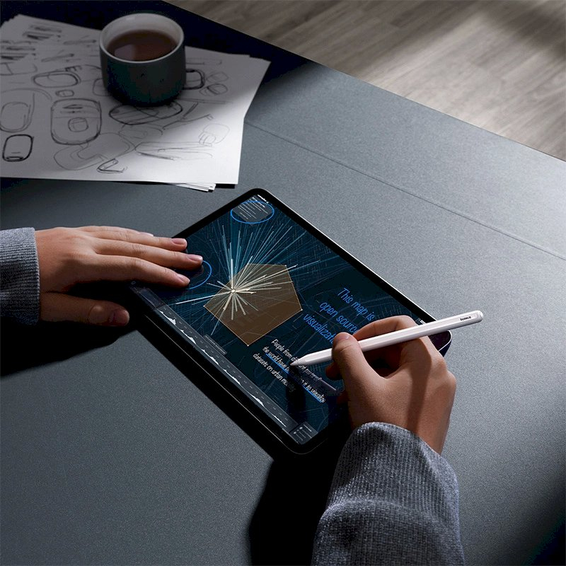 Akcija! Baseus Smooth Writing 2 active tip stylusiPadreplaceable tip - baltas  7