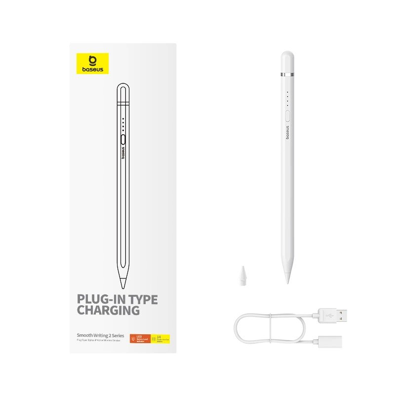 Baseus Smooth Writing 2 stylusactive tipiPad + USB-A - Lightning Kabelisreplaceable tip - baltas 7 Baseus Smooth Writing 2 stylusactive tipiPad + USB-A - Lightning Kabelisreplaceable tip - baltas 7