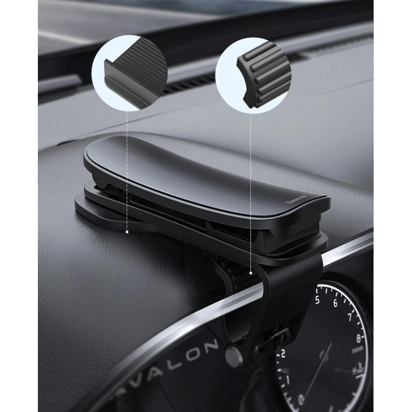 Automobilinis laikiklis Baseus Big Mouth Pro prietaisų skydeliui (SUDZ-A01) – juodas 18
