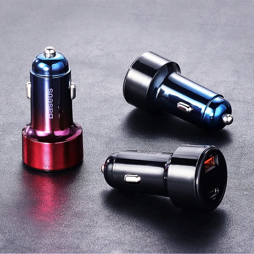 Automobilinis įkroviklis Baseus Magic Series Dual Qc Car Charger With Digital Display 2X Usb Qc3.0 45W 6A Juodas 15 Automobilinis įkroviklis Baseus Magic Series Dual Qc Car Charger With Digital Display 2X Usb Qc3.0 45W 6A Juodas 15