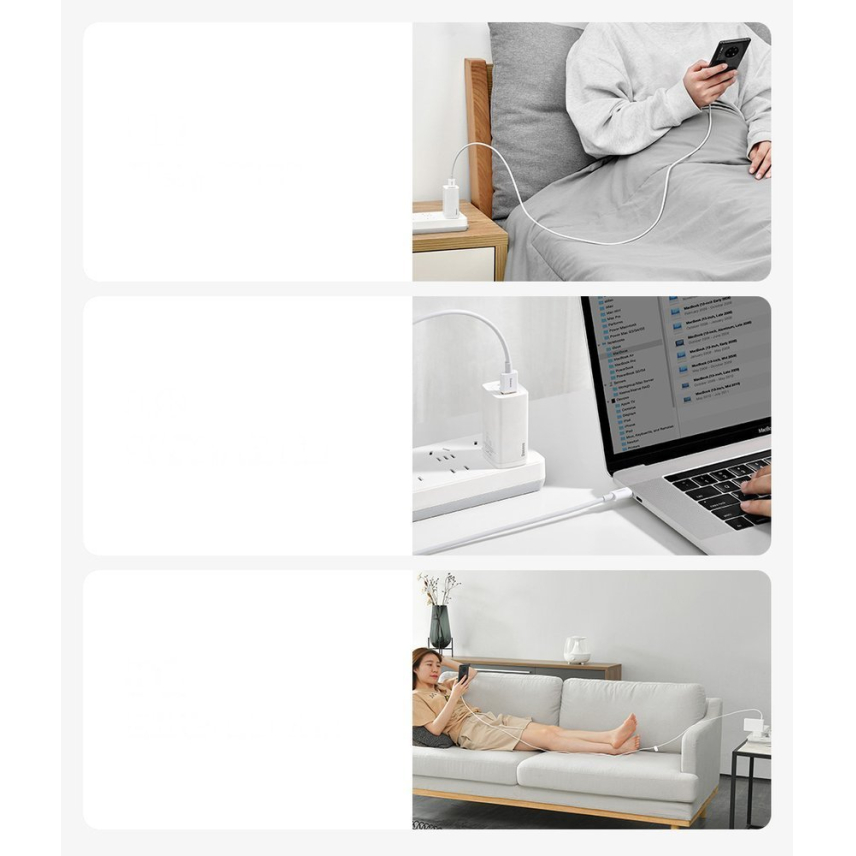 Baseus Superior Series Greito Įkrovimo Kabelis USB - USB Type C 66 W 6A 1 m Baltas (CATYS-02) 14 Baseus Superior Series Greito Įkrovimo Kabelis USB - USB Type C 66 W 6A 1 m Baltas (CATYS-02) 14