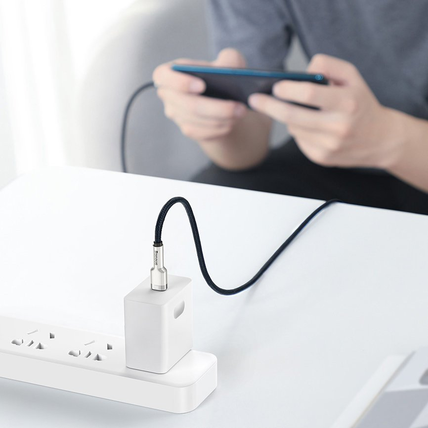 Baseus Cafule Series Kabelis Type-C Į Type-C 100W 2m Juodas 11 Baseus Cafule Series Kabelis Type-C Į Type-C 100W 2m Juodas 11