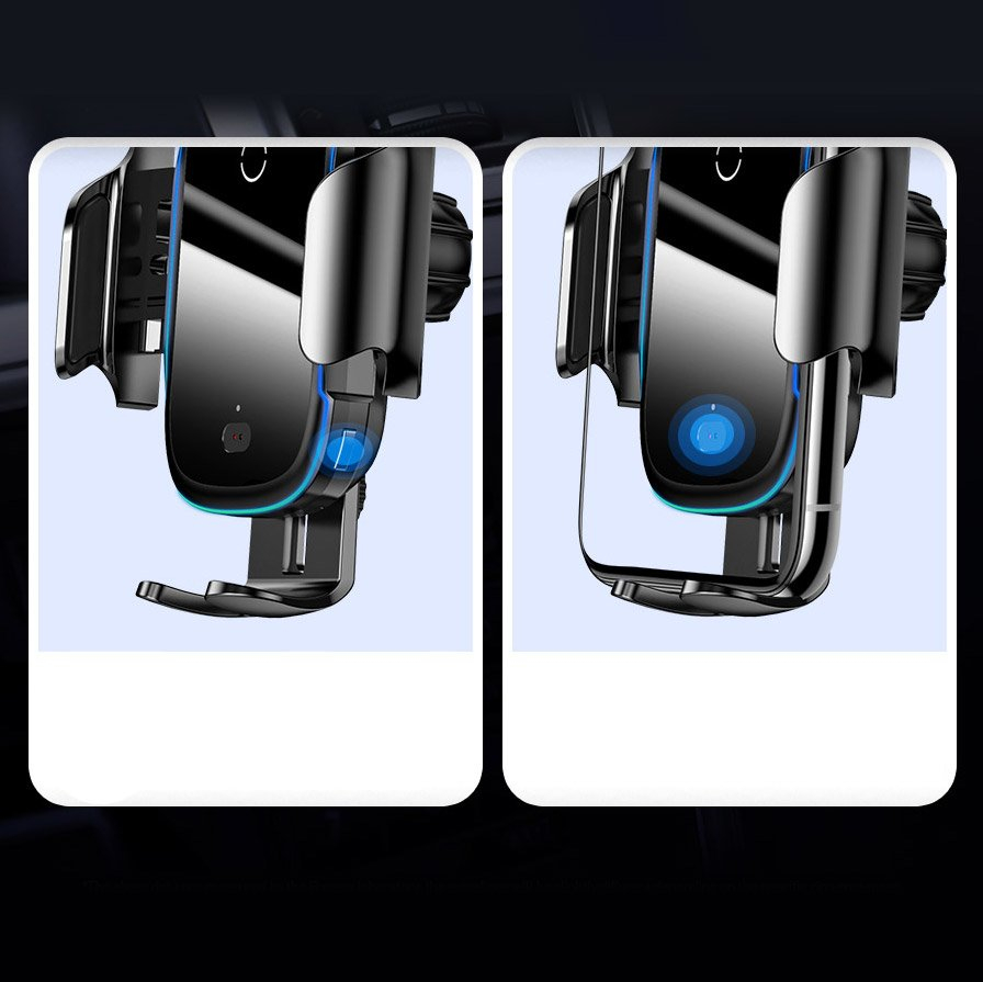 Automobilinis Telefono Laikiklis Tvirtinamas Į Groteles Baseus Smart Vehicle Bracket Wireless Qi Charger 15W Juodas 12 Automobilinis Telefono Laikiklis Tvirtinamas Į Groteles Baseus Smart Vehicle Bracket Wireless Qi Charger 15W Juodas 12