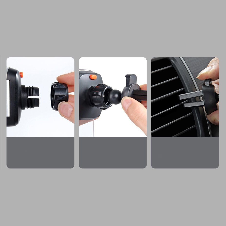 Gravitacinis Automobilinis Telefono Laikiklis montuojamas į groteles Baseus gravity car phone mount holder Juodas (SUYK000101) 21 Gravitacinis Automobilinis Telefono Laikiklis montuojamas į groteles Baseus gravity car phone mount holder Juodas (SUYK000101) 21