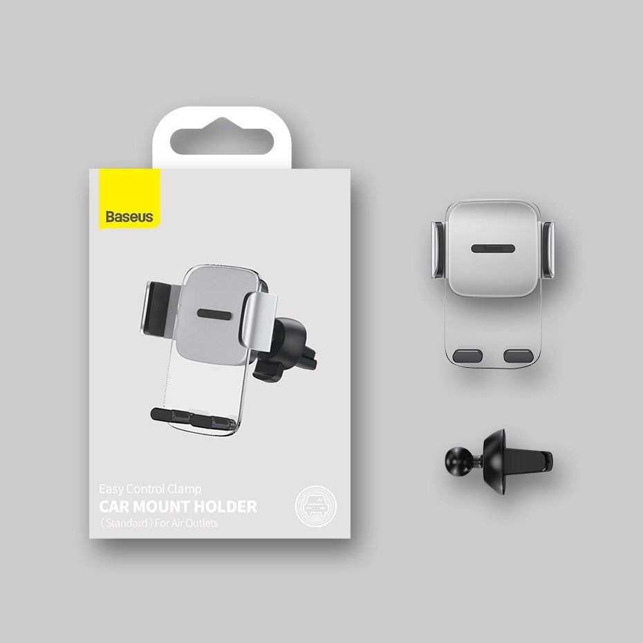Gravitacinis Automobilinis Telefono Laikiklis montuojamas į groteles ir ant panelės Baseus 2in1 Juodas (SUYK000001) 25 Gravitacinis Automobilinis Telefono Laikiklis montuojamas į groteles ir ant panelės Baseus 2in1 Juodas (SUYK000001) 25