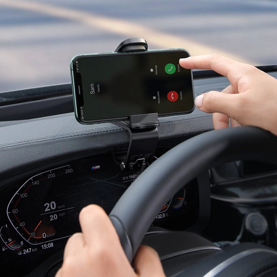 Automobilinis laikiklis Baseus Big Mouth Pro prietaisų skydeliui (SUDZ-A01) – juodas 14 Automobilinis laikiklis Baseus Big Mouth Pro prietaisų skydeliui (SUDZ-A01) – juodas 14