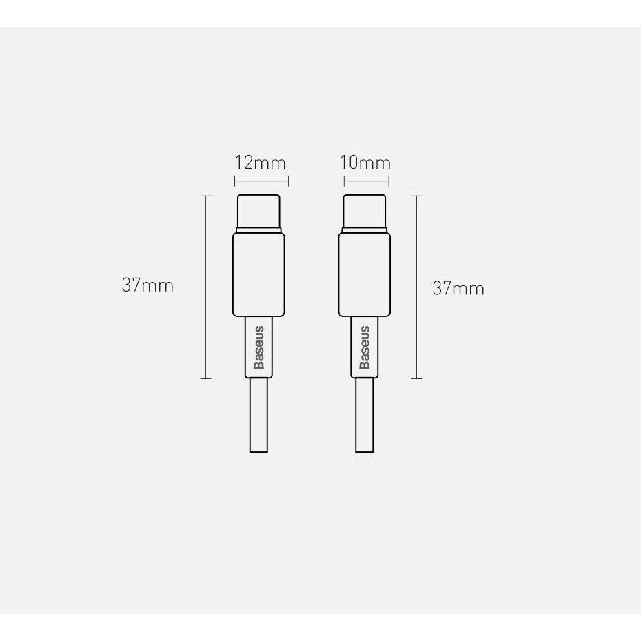 Krovimo kabelis Baseus CATWJ-01 USB-C / USB-C PD QC 100 W 5 A 1 m – juodas 16
