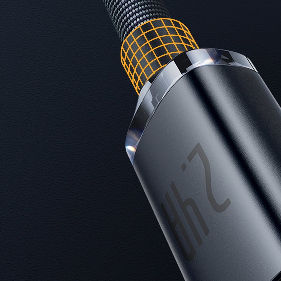 Krovimo kabelis Baseus Crystal Shine Series USB-A / Lightning 2.4 A 2 m – juodas (CAJY000101) 13 Krovimo kabelis Baseus Crystal Shine Series USB-A / Lightning 2.4 A 2 m – juodas (CAJY000101) 13