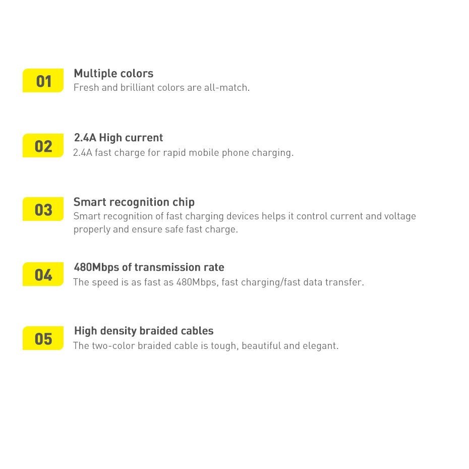 Krovimo kabelis Baseus Crystal Shine Series USB-A / USB-C 100 W 1.2 m – juodas (CAJY000401) 17