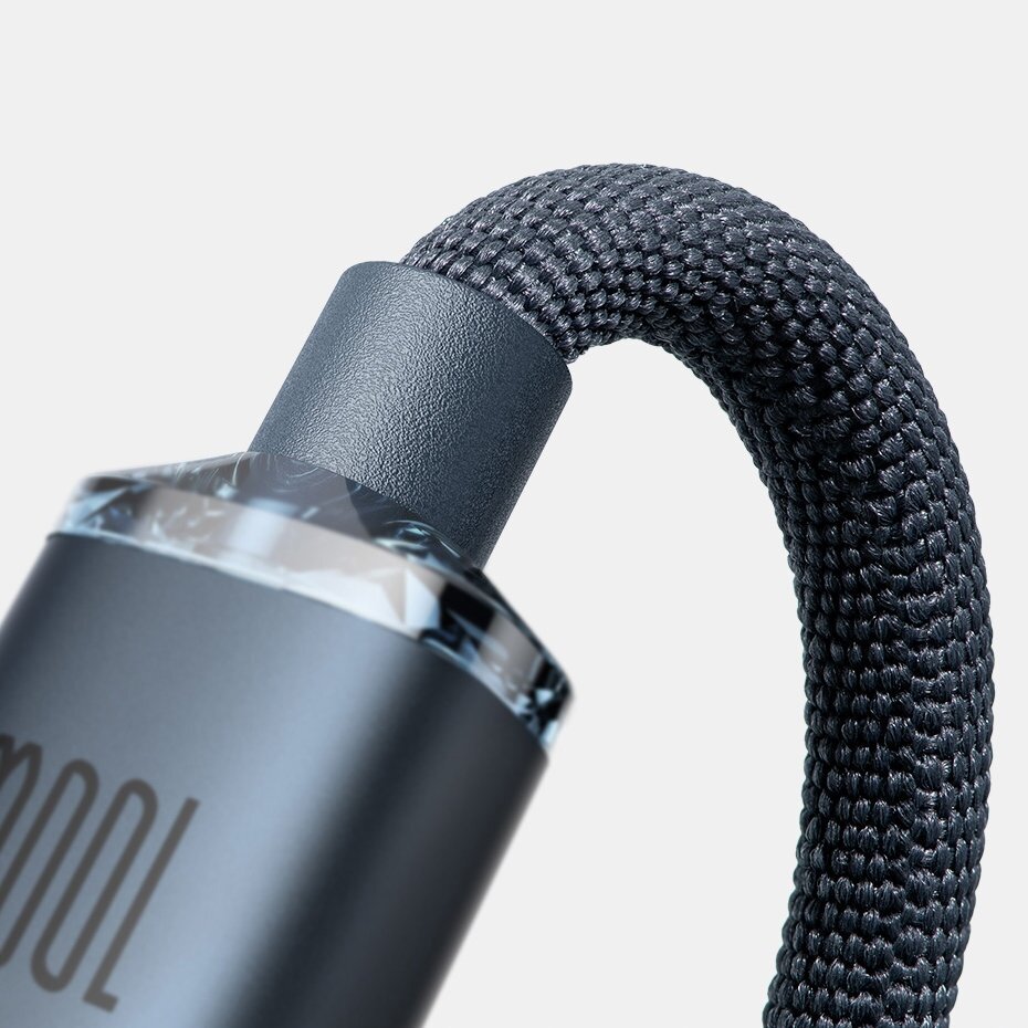 Greito Įkrovimo Kabelis Baseus Crystal Shine Series Type-C į Type-C 100W 1.2m Juodas 11 Greito Įkrovimo Kabelis Baseus Crystal Shine Series Type-C į Type-C 100W 1.2m Juodas 11