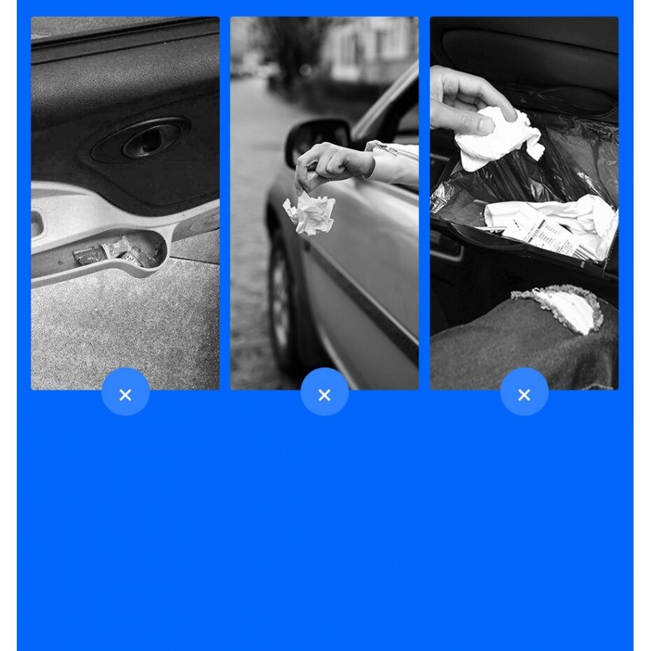 Šiukšlinė Baseus Gentleman Style Vehicle-Mounted Trash Can juoda 13 Šiukšlinė Baseus Gentleman Style Vehicle-Mounted Trash Can juoda 13