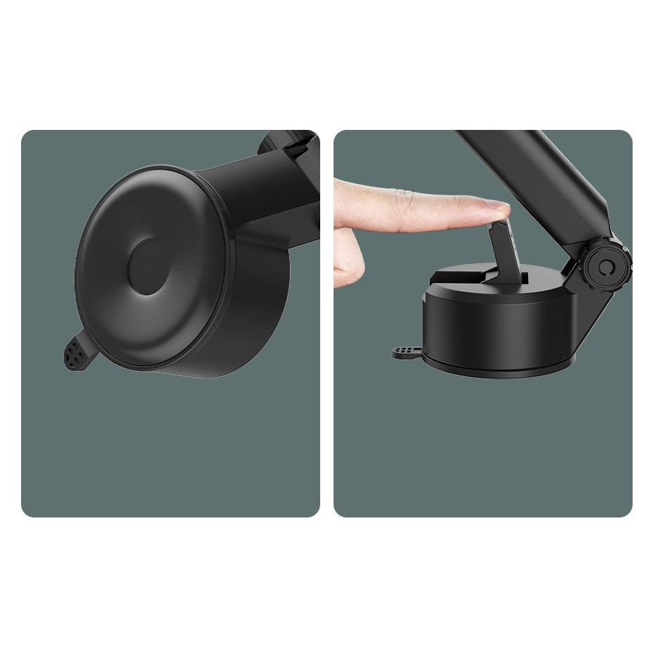 Gravitacinis laikiklis Baseus Dashboard Windshield Phone Bracket Holder juodas (Suyl-Tk01) 12 Gravitacinis laikiklis Baseus Dashboard Windshield Phone Bracket Holder juodas (Suyl-Tk01) 12