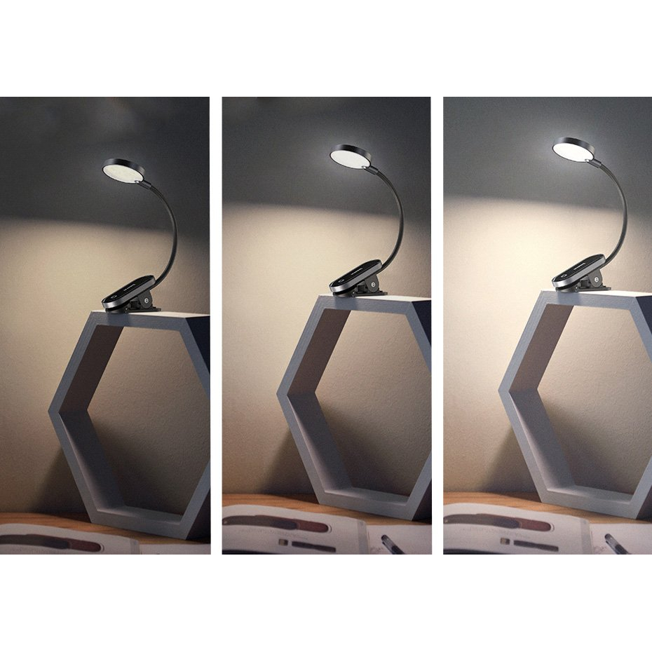 Baseus mini LED Skaitymo Lempa Su Spaustuku Pilka (DGRAD-0G) 19 Baseus mini LED Skaitymo Lempa Su Spaustuku Pilka (DGRAD-0G) 19