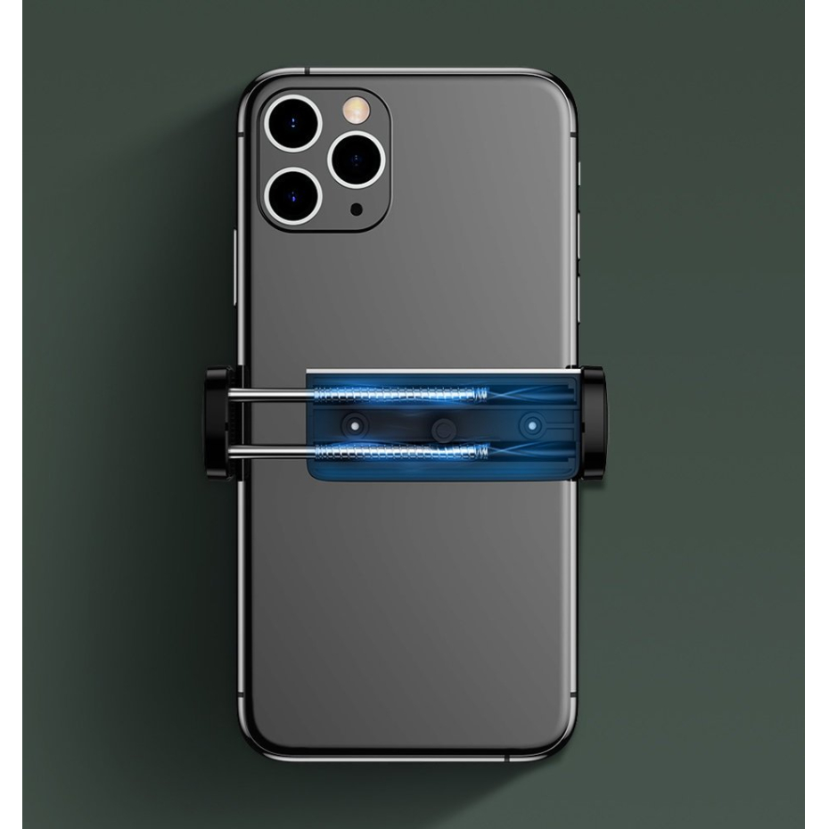 Telefono laikiklis Baseus Steel Cannon Air Outlet Car Mount juodas 11