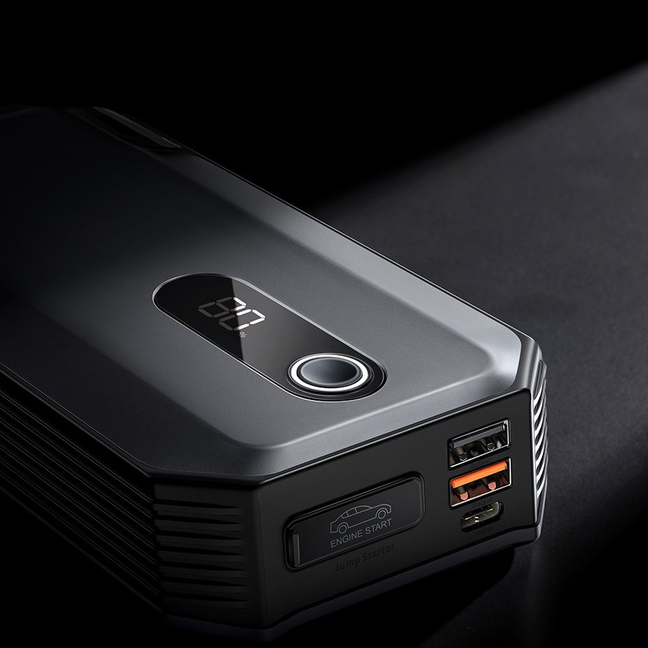 Akomuliatorius Baseus Super Energy Max Car Jump Starter (20000mAh, Peakcurrent 2000A) + Kabelis Juodas (CGNL020001) 16 Akomuliatorius Baseus Super Energy Max Car Jump Starter (20000mAh, Peakcurrent 2000A) + Kabelis Juodas (CGNL020001) 16