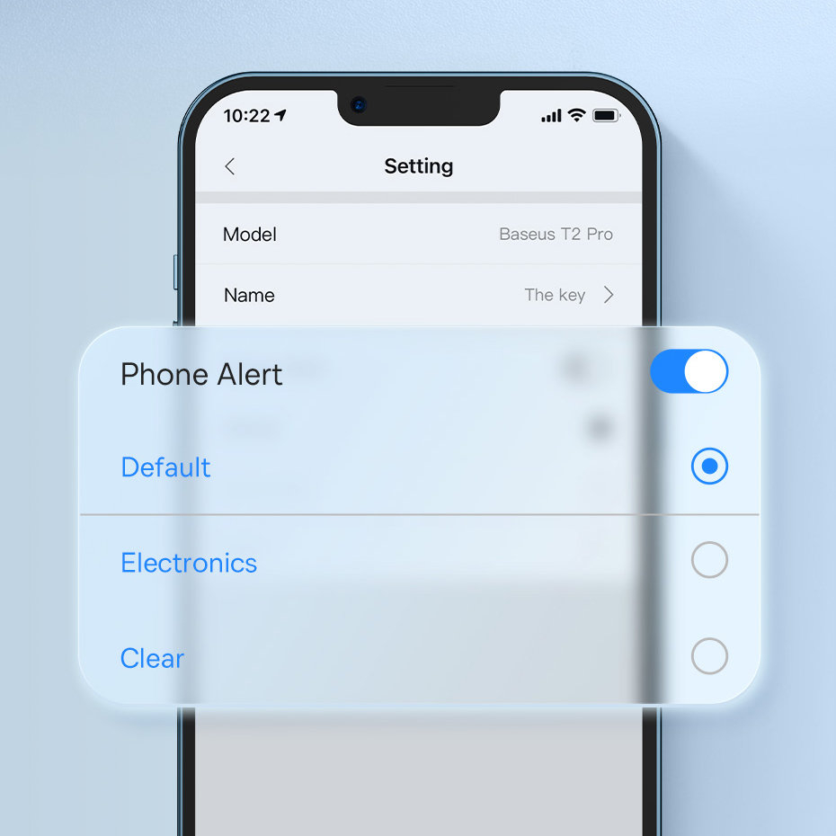 GPS seklys Baseus T2 Pro Smart Locator Baby / Piniginė / Raktai – baltas (FMTP000002) 16