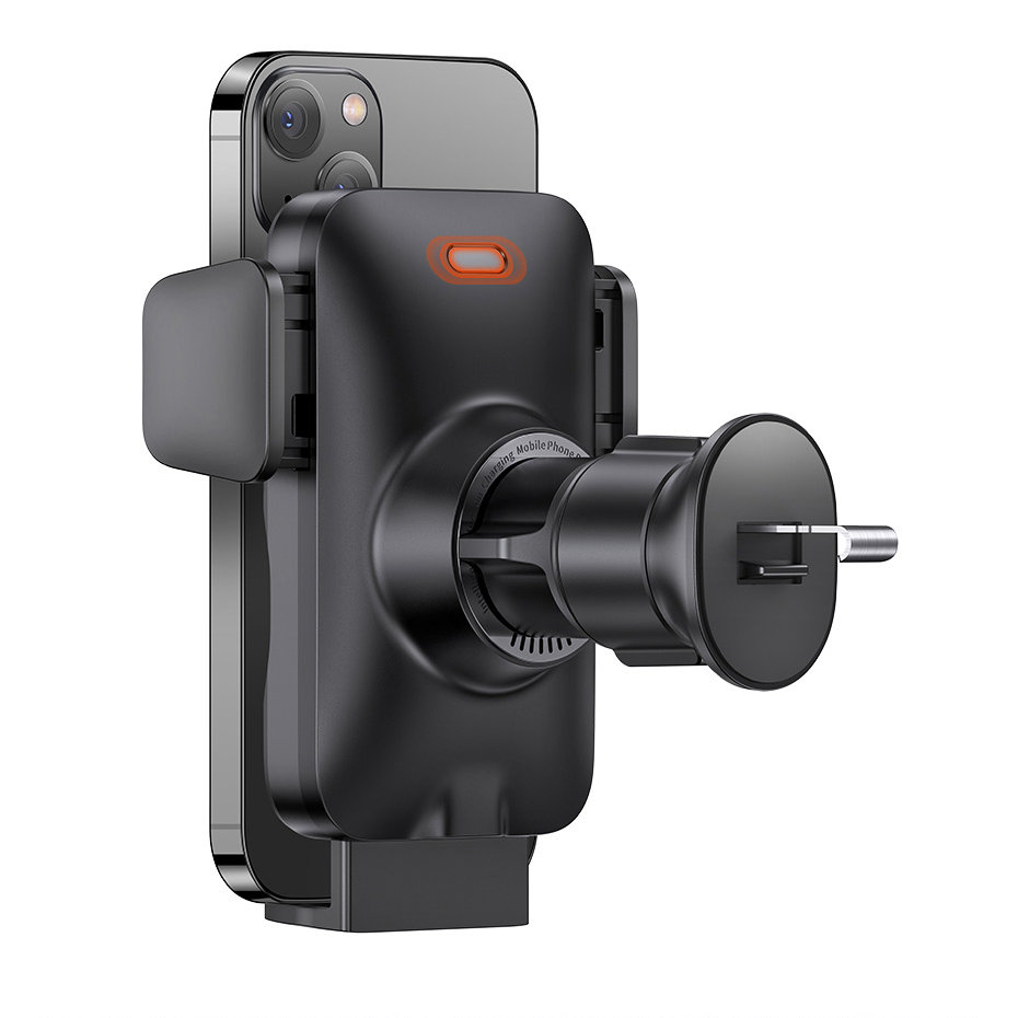 Baseus Wisdom induction charger car phone holder on the grill Juodas (CGZX000001) 11 Baseus Wisdom induction charger car phone holder on the grill Juodas (CGZX000001) 11