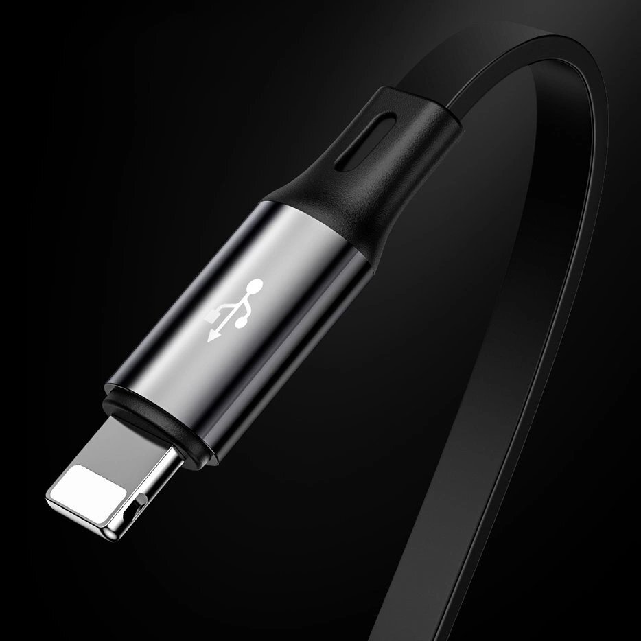 Krovimo kabelis Baseus Golden Loop 3in1 USB – micro USB / Lightning / USB-C 3.5 A 35 – 120 cm – juodas (CAMLT-JH01) 11