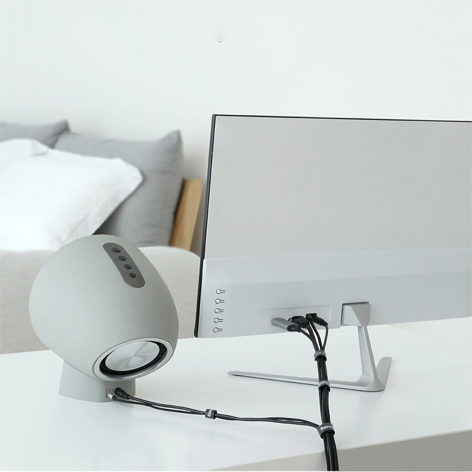 Baseus Rainbow Circle hook and loop Straps - Velcro tape velcro cable organizer 1m black (ACMGT-E01) 10 Baseus Rainbow Circle hook and loop Straps - Velcro tape velcro cable organizer 1m black (ACMGT-E01) 10