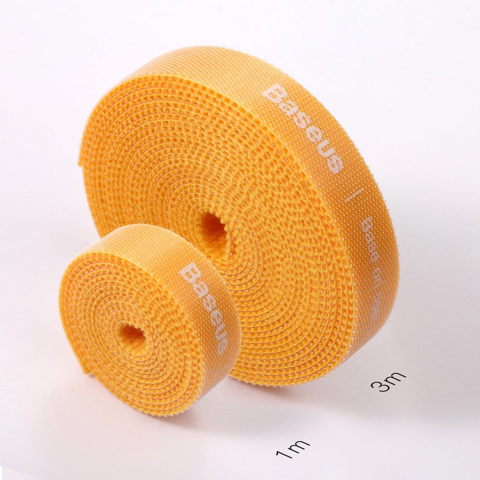 Baseus Rainbow Circle hook and loop Straps - Velcro tape velcro cable organizer 1m black (ACMGT-E01) 13 Baseus Rainbow Circle hook and loop Straps - Velcro tape velcro cable organizer 1m black (ACMGT-E01) 13